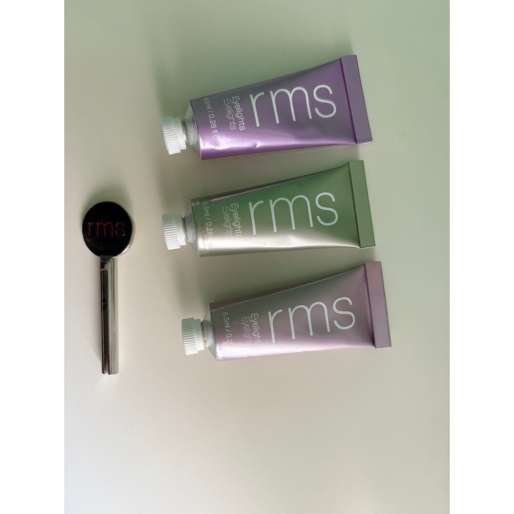 rms beauty Eyelights cream eyeshadow set aurora, eclipse, blaze